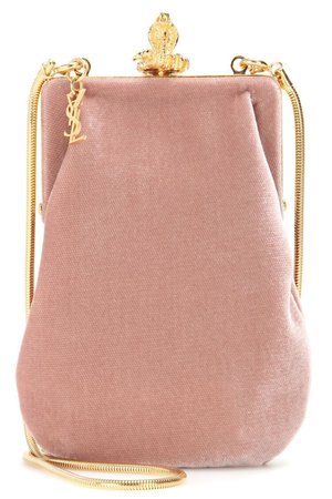 ysl pink clutch bag