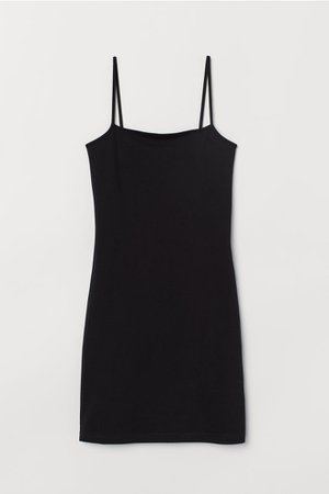 Облегающее платье - Черный - | H&M RU