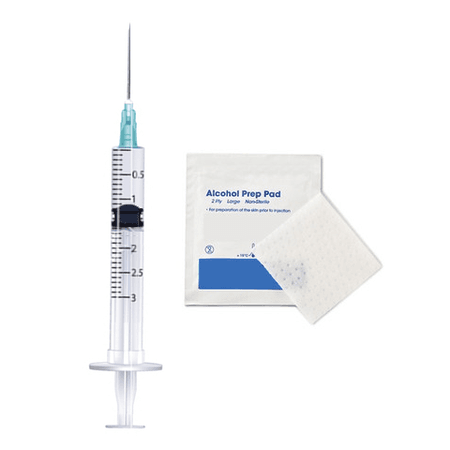 Testosterone needle