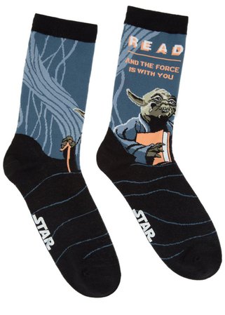 Yoda Socks | Star Wars Socks for Women who Love Books, Reading - ModSock