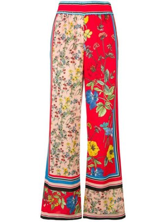 Alice+Olivia floral print palazzo trousers $164 - Buy Online - Mobile Friendly, Fast Delivery, Price