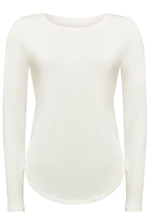 Closed - Cotton Jersey Scoop Neck T-Shirt - white