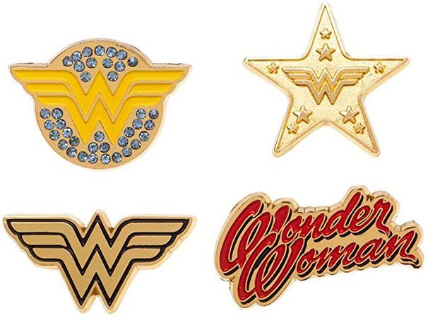 Amazon.com: Bioworld Wonder Woman Lapel Pin Set: Clothing