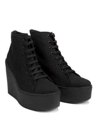 Altercore Bird Wedge Ankle Boots | Attitude Clothing