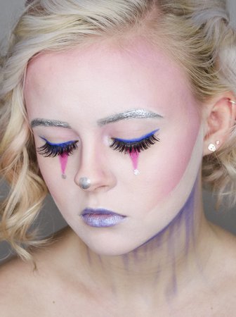 Pastel Clown Makeup | Lauren Bradley Cox