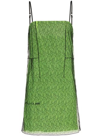 1017 ALYX 9SM layered-mesh mini dress