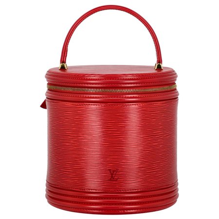 Louis Vuitton Women's Handbag Red Leather For Sale at 1stDibs