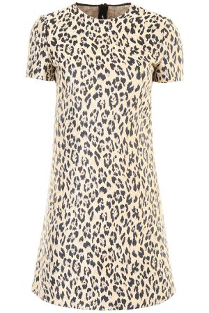 Valentino Leopard Mini Dress