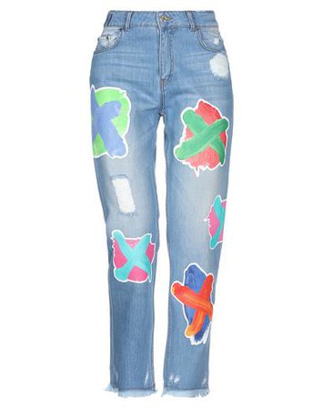 House Of Holland Denim Pants - Women House Of Holland Denim Pants online on YOOX United States - 42737176JT