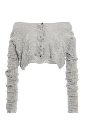 sweater crop top cardigan blouse