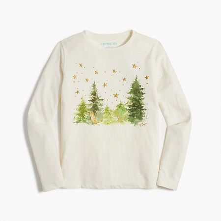 Factory: Girls' Forest Graphic Tee For Girls