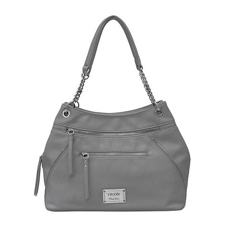 Nicole By Nicole Miller Jenny Tote Bag, Color: Ash Grey - JCPenney