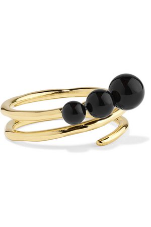 Ippolita | Nova 18-karat gold onyx ring | NET-A-PORTER.COM