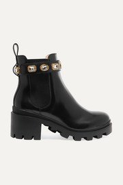 Gucci | Leon leather Chelsea boots | NET-A-PORTER.COM