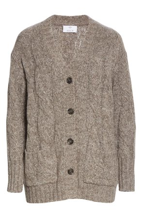 Allude Cable Knit Cardigan | Nordstrom
