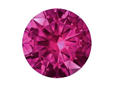 Swarovski Gemstones Pink Sapphire Round Brilliant Cut 0.8mm Pink Medium - cooksongold.com