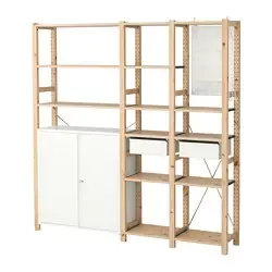 IVAR / SKÅDIS 3 sections/cabinet/shelves - IKEA