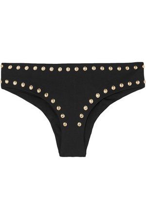 Moschino | Embellished bikini briefs | NET-A-PORTER.COM