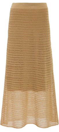 Vince Crochet Cotton-Blend Maxi Skirt Size: XS
