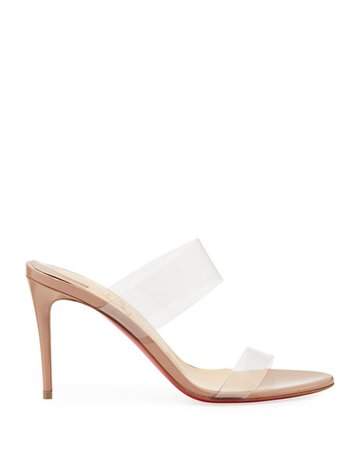 Christian Louboutin Just Nothing Illusion Red Sole Sandals | Neiman Marcus