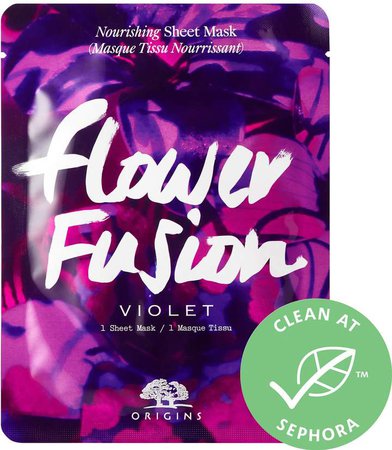 Flower Fusion Violet Nourishing Sheet Mask