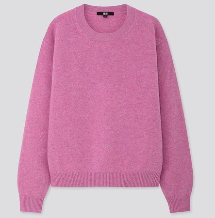 pink sweater uniqlo