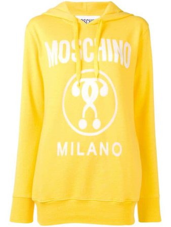 Moschino logo print hoodie $359 - Buy SS19 Online - Fast Global Delivery, Price