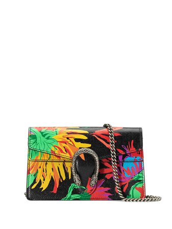 Shop black & green Gucci x Ken Scott floral print super mini Dionysus bag with Express Delivery - Farfetch