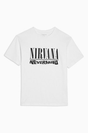 Nirvana T-Shirt by And Finally | Topshop white