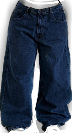 blue baggy jeans - LASCHICASPUEDEN