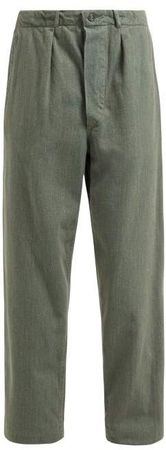 Myar - Sep70 Cotton Military Trousers - Womens - Green
