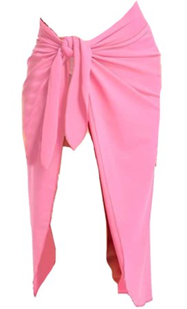 Pink Wrap Skirt