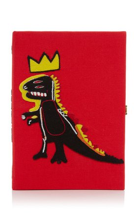 Basquiat Dinosaur Book Clutch by Olympia Le-Tan | Moda Operandi