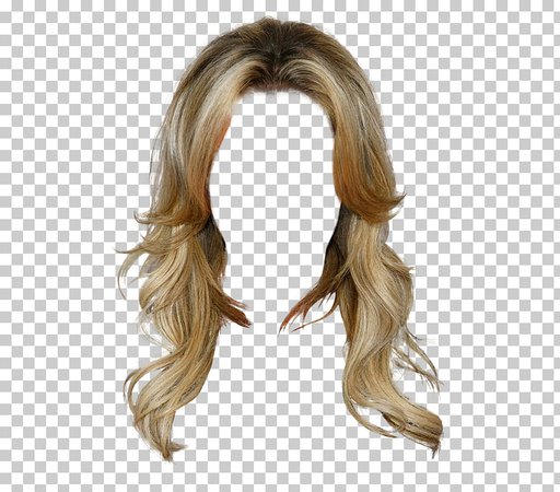 Dress Wig Long hair Clothing, Western style golden hair wig Free to pull the material, blond wig illustration PNG clipart | free cliparts | UIHere