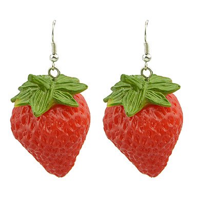 Women's Resin Drop Earrings Resin Earrings Strawberry Ladies Jewelry For Party Daily 645287 2019 – $7.99