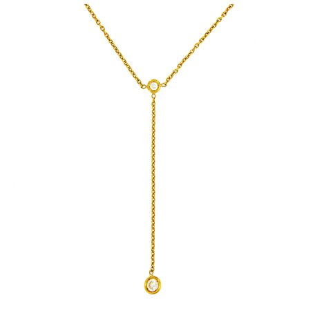 Christian Dior Soumission Yellow Gold Necklace