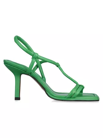 Shop Frame Le Addison Strappy Leather Sandals | Saks Fifth Avenue