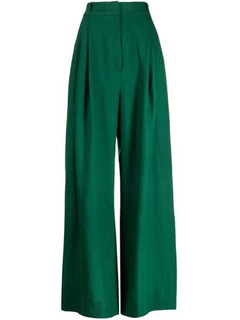 Three Graces Molly linen wide leg trousers