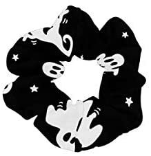 Amazon.com : InterestPrint Women's and Girls Fashionable Hair Scrunchie for Occasions White Ghosts Stars Black Halloween : Beauty & Personal Care