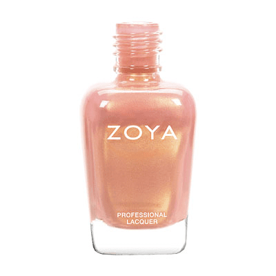 Gold/Orange Nail Polish (Zoya) Glitter