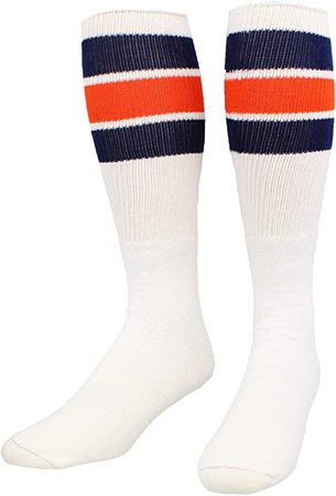 Amazon.com : Retro 3 Stripe Tube Socks : Clothing