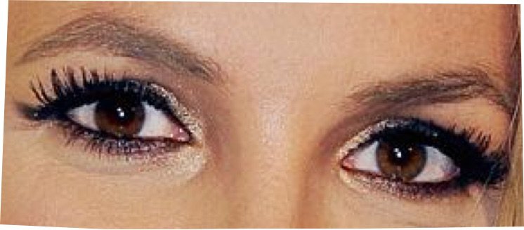 Britney Spears eye makeup