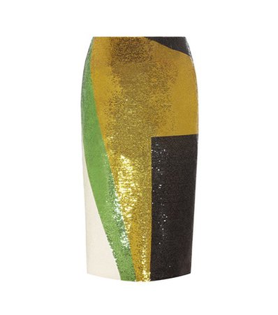 Sequin-embellished skirt