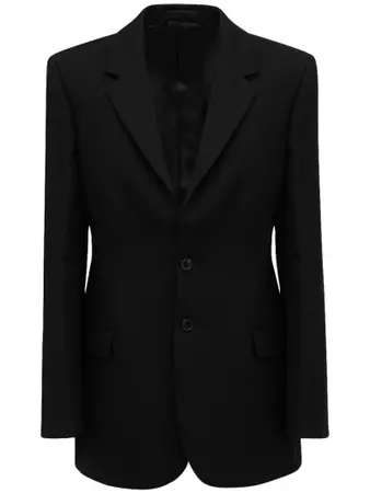 Contour wool blazer - Wardrobe.nyc - Women | Luisaviaroma