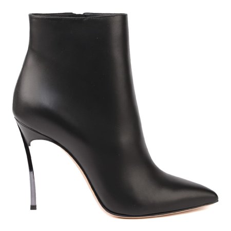 Casadei Blade Ankle Boots In Smooth Leather