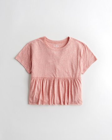 Girls Babydoll T-Shirt | Girls Clearance | HollisterCo.com