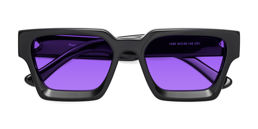 purple glasses
