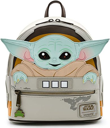 Amazon.com: Loungefly Star Wars Baby Yoda The Mandalorian Womens Double Strap Shoulder Bag Purse : Everything Else