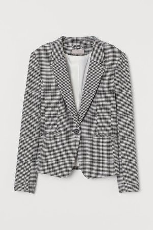 Fitted Blazer - Gray