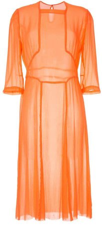 orange Fire dress